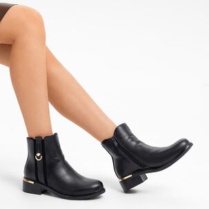 Botin Casual Mujer Eco Cuero Clasico Comodo Weide Hx509