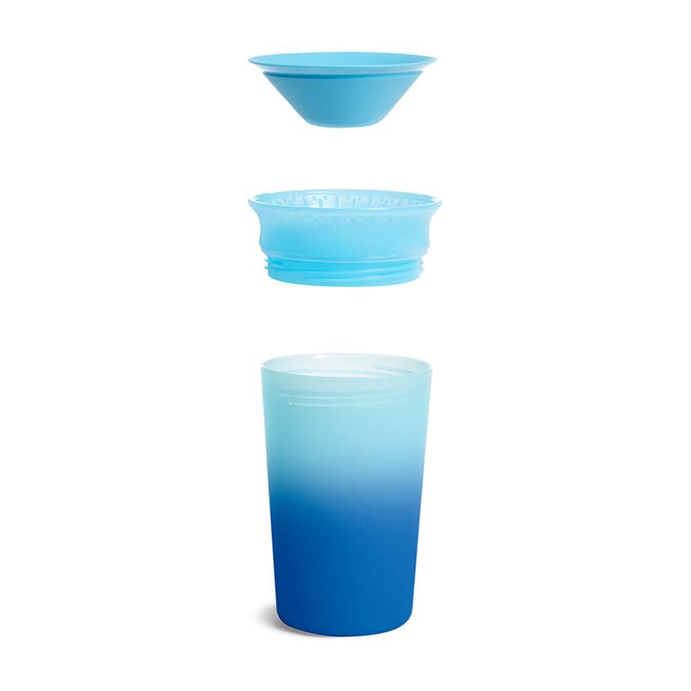 Vaso Antiderrame Miracle 360 Cambia De Color Azul Munchkin image number 3.0