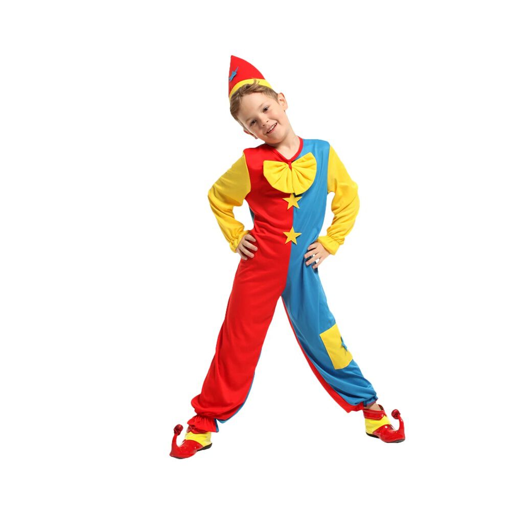 Disfraz Cosplay Payaso Buf&oacute;n Ni&ntilde;o image number 0.0