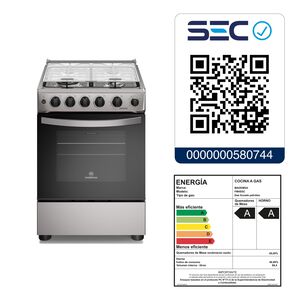 Cocina A Gas 4 Platos Horno Vapor Y Triple Llama Fm4ssc Inox