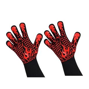 Par Guantes Cocina Alta Temperatura Asado Parrilla Bbq