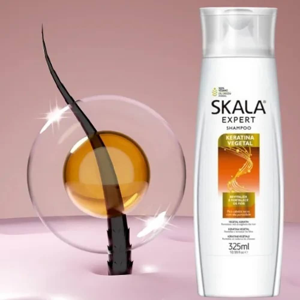 Shampoo Keratina Vegetal Skala Expert 325ml image number 1.0