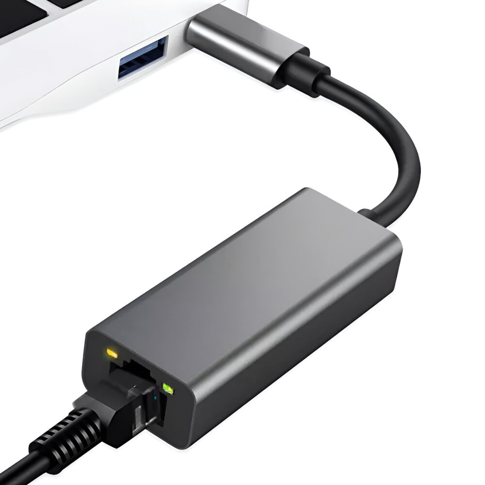 Adaptador Lan Type-c Gigabyte Tecmaster Rj-45 Hub Tm-100537 image number 3.0