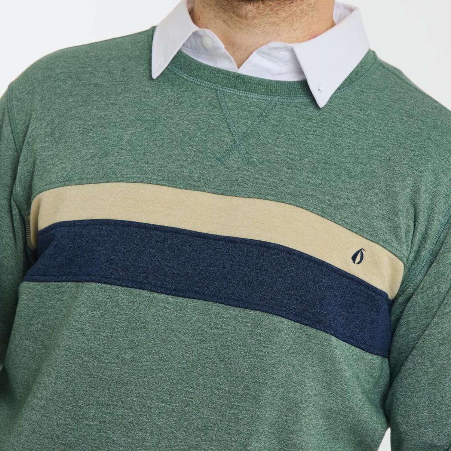 Poler&oacute;n Regular Cuello Redondo Hombre Herald image number 4.0