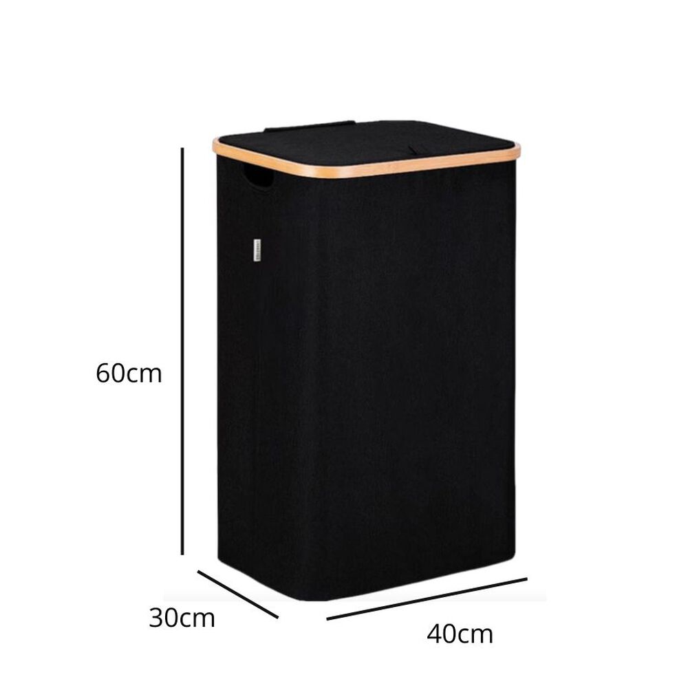 Cesta De Ropa Con Tapa 60cm Para Lavanderia image number 1.0