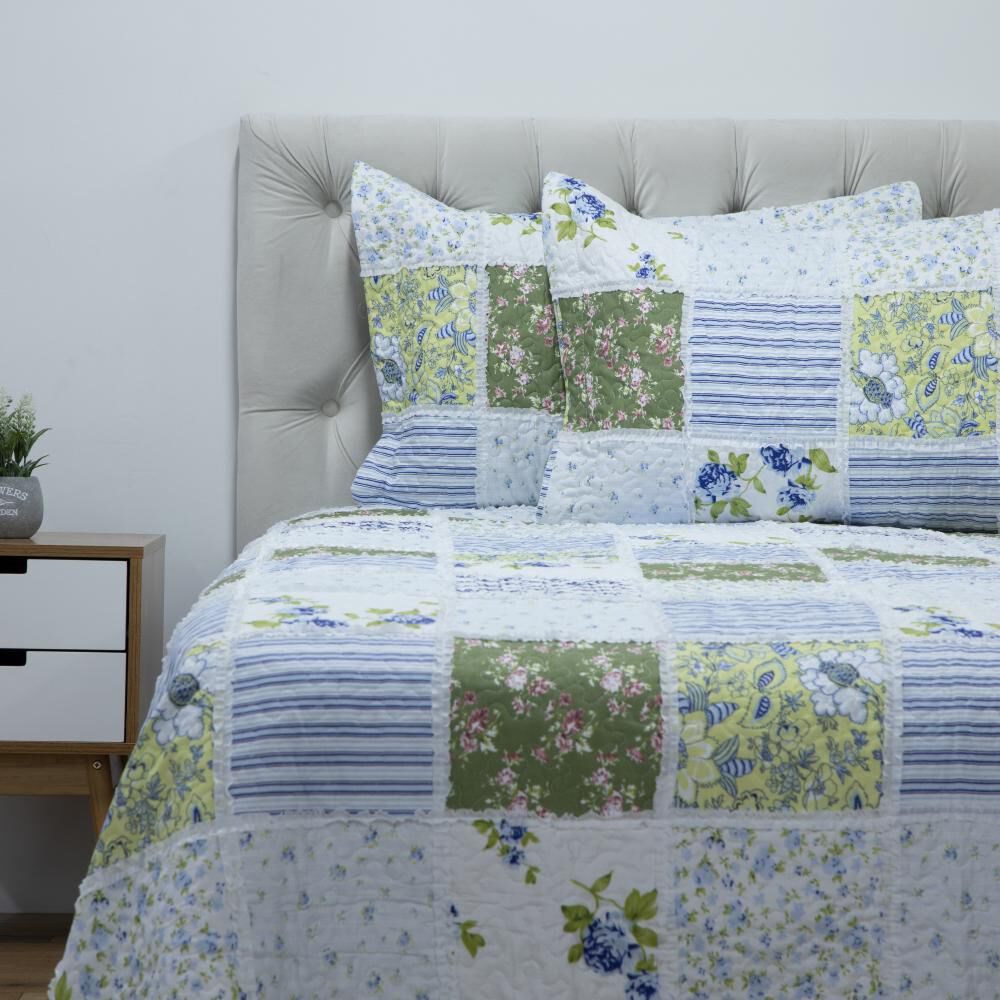 Cubrecama Belle Noite Blue / 2 Plazas en Oferta | Hites.com
