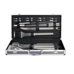 Kit De Herramientas Para Asado 18 Piezas Con Maleta /k002