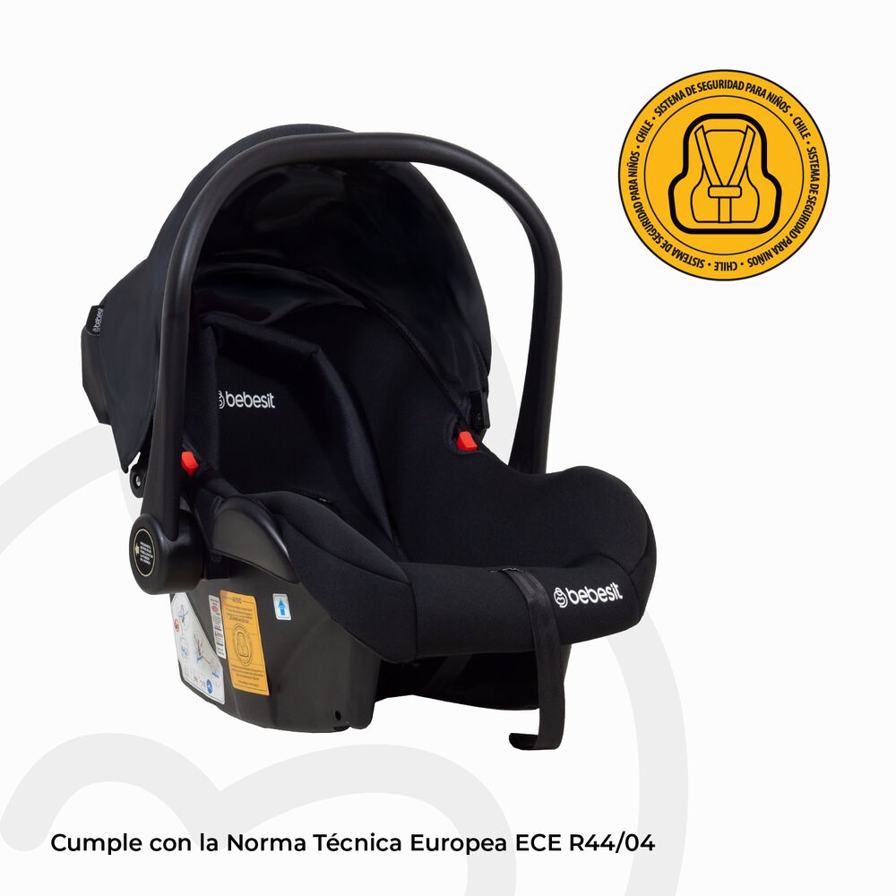 Coche Cuna Travel System Offroad Negro image number 10.0