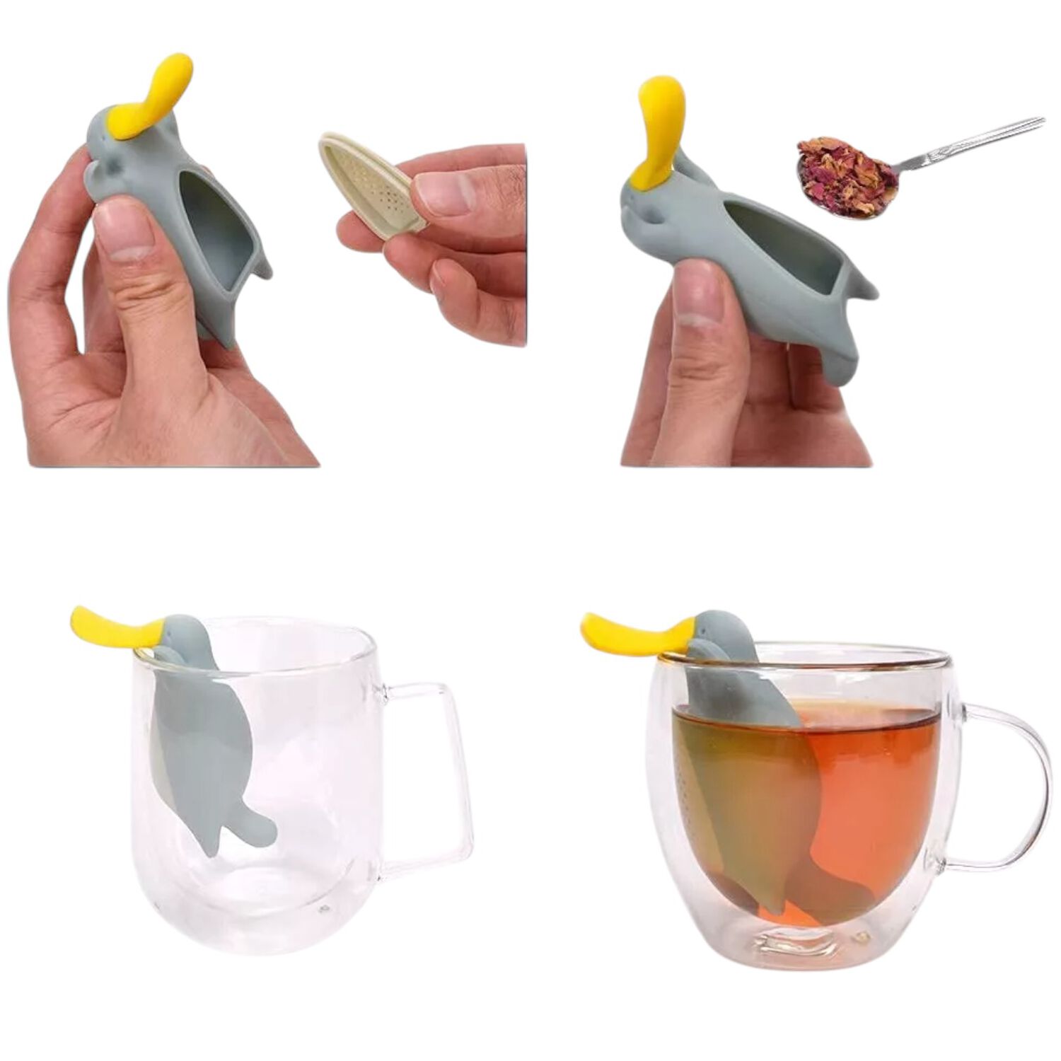 Infusor De T&eacute; O Hierba Entretenido Ornitorrinco image number 8.0