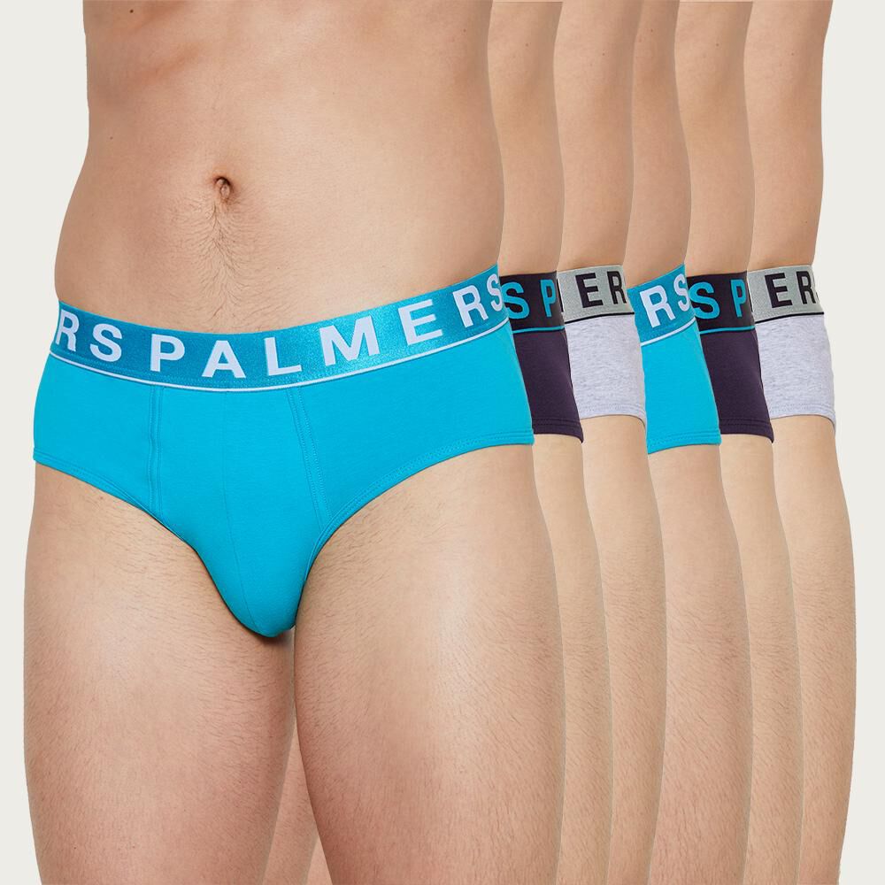 Pack Slips Hombre Palmers / 6 Piezas image number 0.0