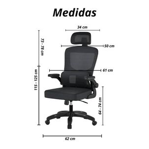 Silla Escritorio Homework Ergon&oacute;mica Reposo Lumbar Cintura