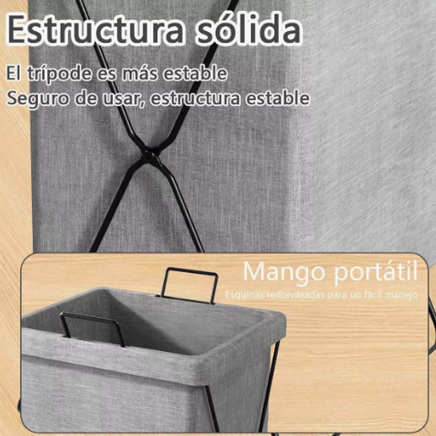 Cesto Ropa Sucia Plegable image number 4.0