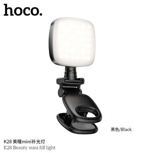 Hoco K28 Panel De Luz Led Luz Blanca / Calida Para Celulares Clip-on