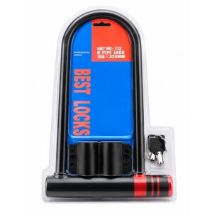 Candado U Lock Para Bicicleta Y Moto 2 Llaves Anti Robo