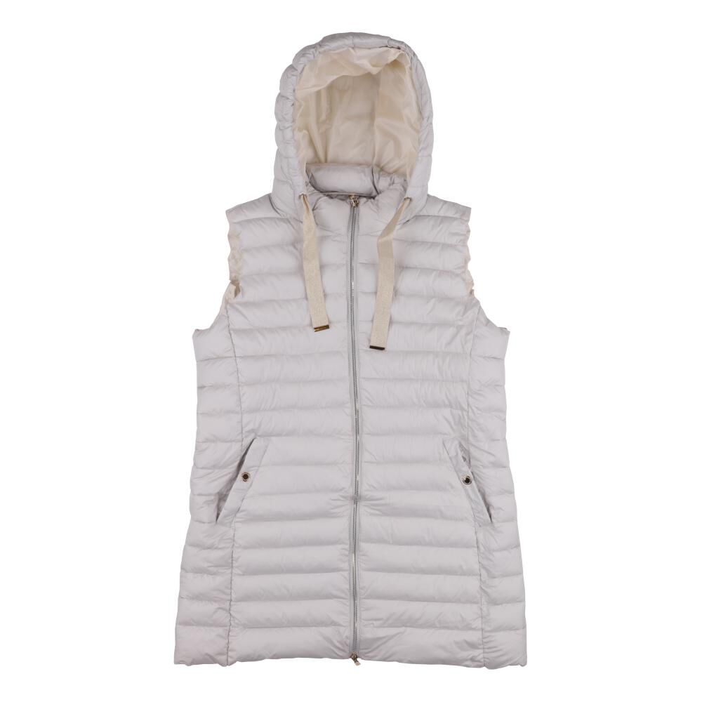 Parka Cordón Con Brillos Sin Manga Cuello Alto Mujer Geeps image number 0.0