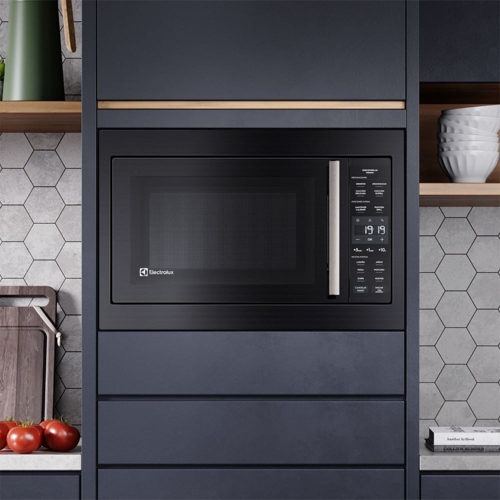 Microondas Empotrable 32 Litros Digital Grill Me3ep Negro image number 3.0