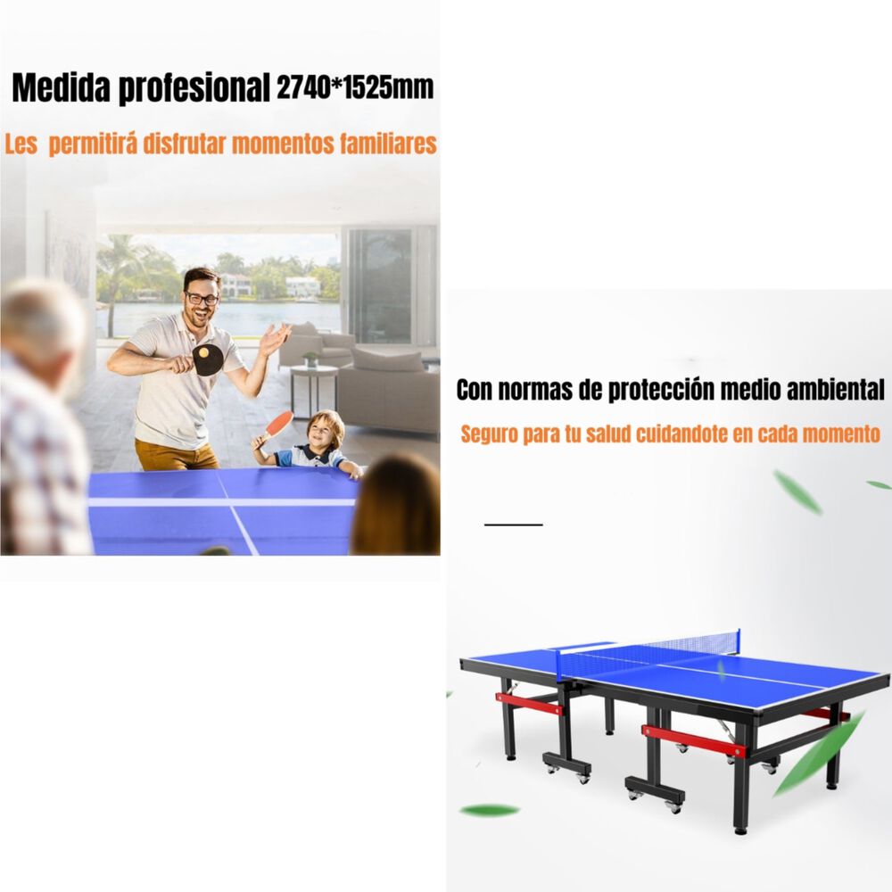 Mesa De Ping Pong Profesional Plegable Accesorios Lubabycas image number 5.0