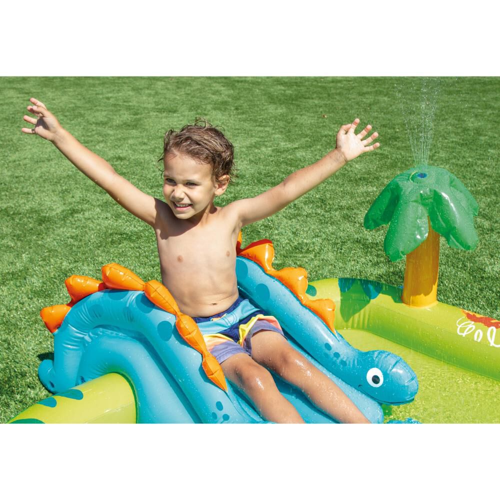Piscina Ovalada Inflable Dinosaurio Intex 191x152x58 Cm / 143 Litros image number 2.0