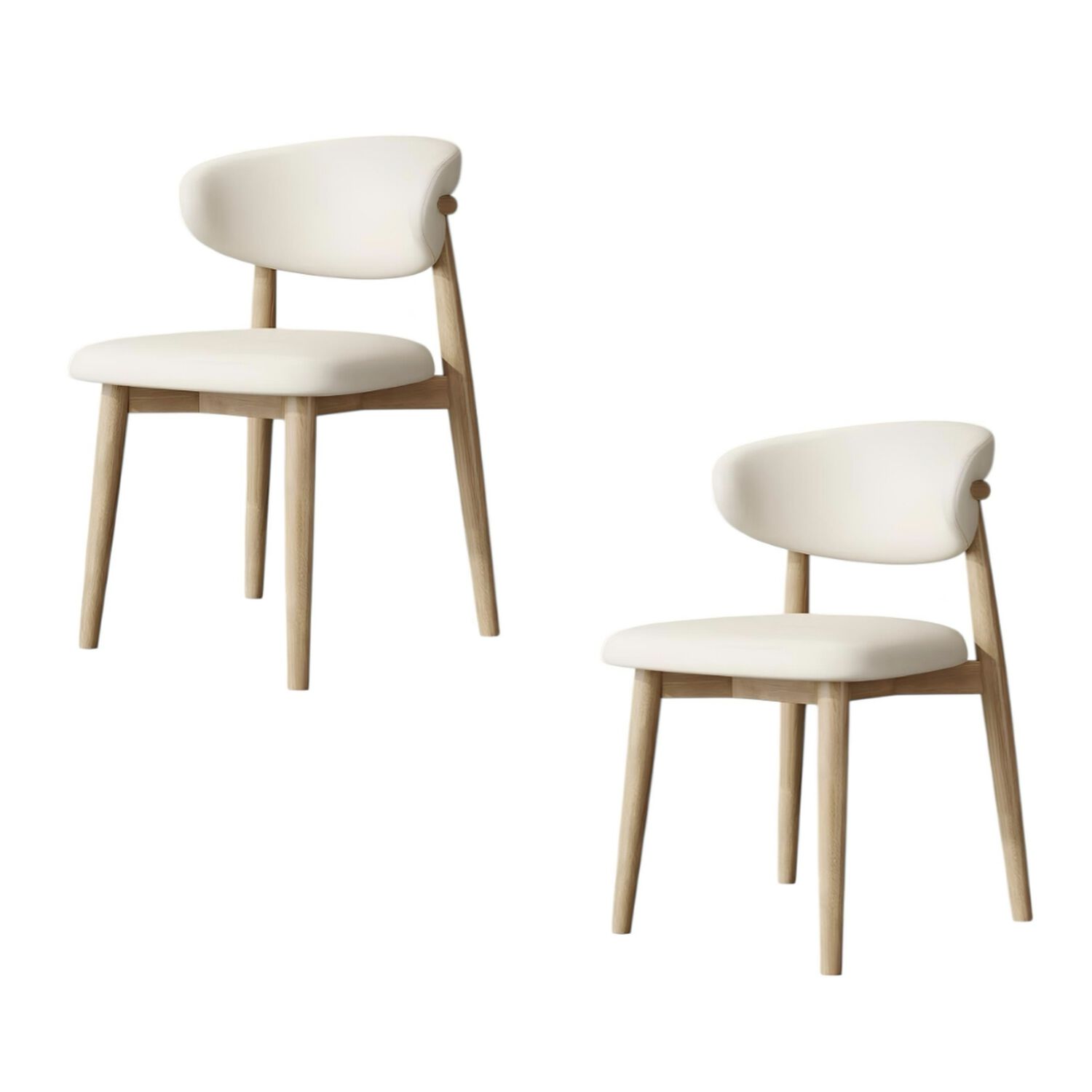 Pack 2 Sillas De Comedor Color Madera Family By Lubabycas image number 0.0