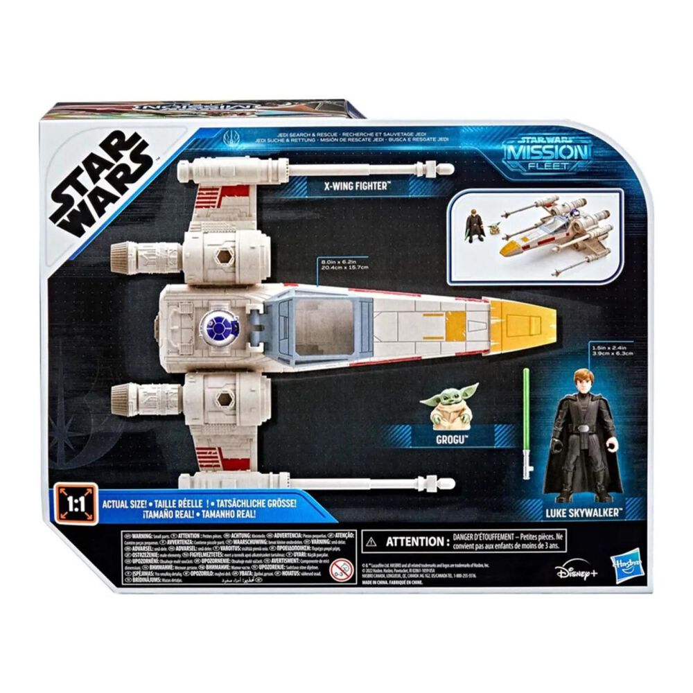 Juguete Figura Nave Star Wars Mission Fleet Luke Grogu image number 4.0