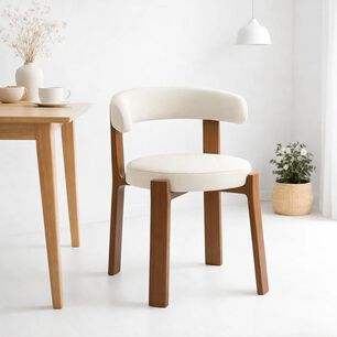 Silla Sitial Hima Respaldo Curvo - Blanca