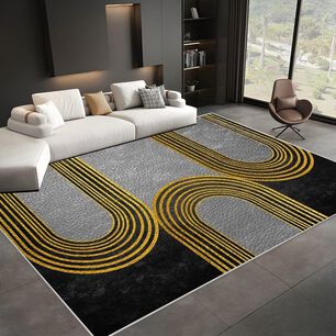 Alfombras Lisas Con Dise&ntilde;os Efecto 3d 200x240 Cm Md07