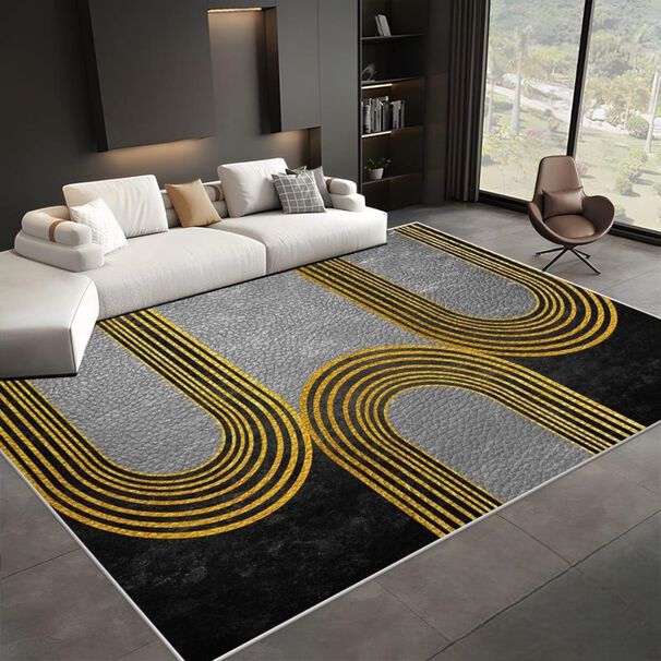 Alfombras Lisas Con Dise&ntilde;os Efecto 3d 200x240 Cm Md07