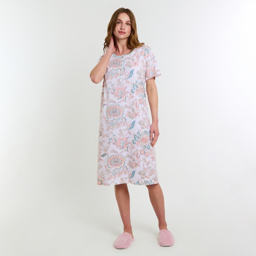Camisola Estampada Manga Corta Mujer Lesage image number 0.0