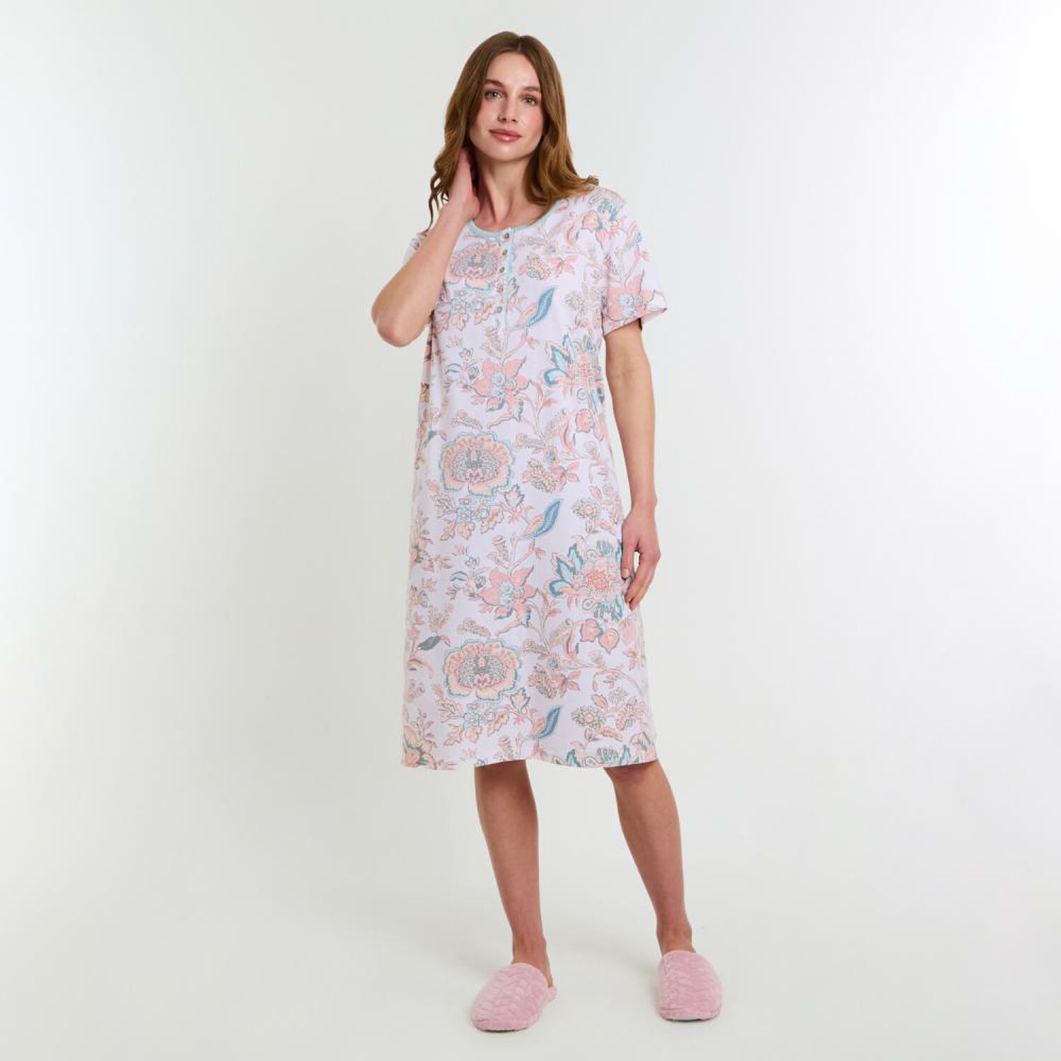 Camisola Estampada Manga Corta Mujer Lesage image number 0.0