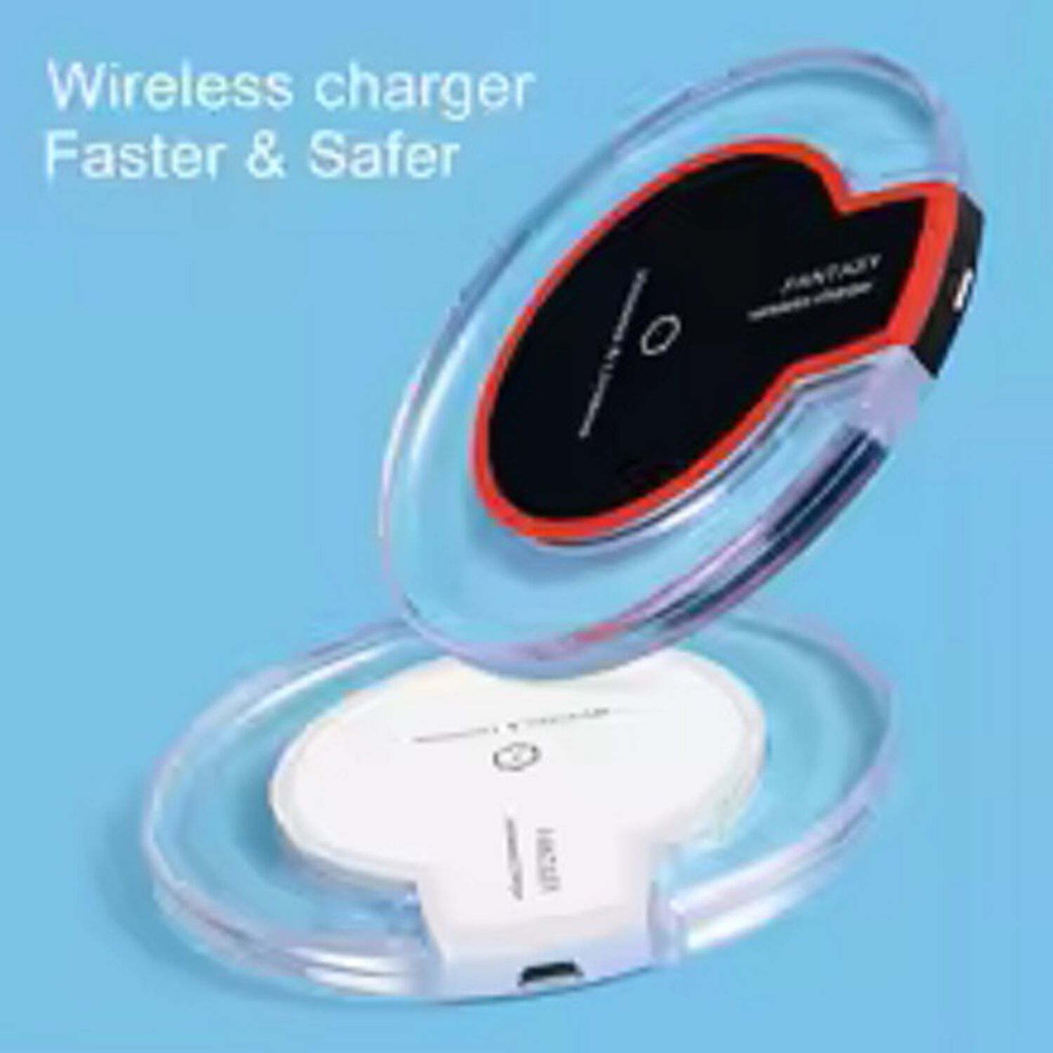 Cargador De Celular Inalambrico 1a 10w Smartphone Android Para Iphone image number 1.0