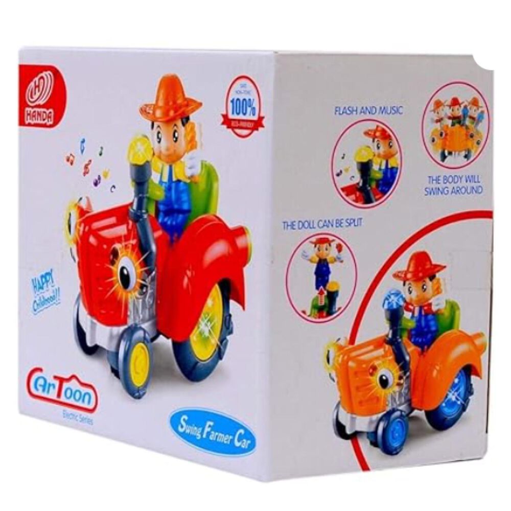 Juguete Auto Tractor De Granjero Musical Infantil image number 3.0