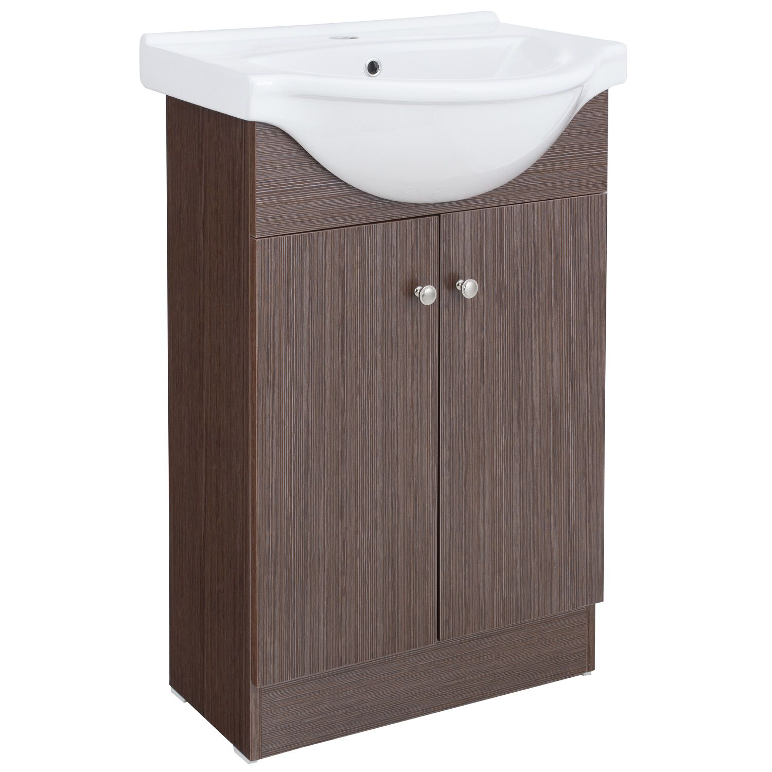Kit Mueble Vanitorio Domsa Mb55z Nogal Oscuro 56x43x89cm image number 1.0
