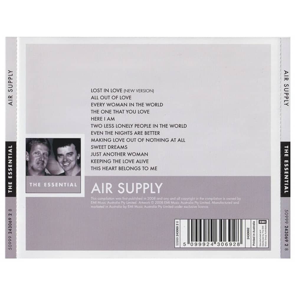 Air Supply - Essential | Cd image number 1.0