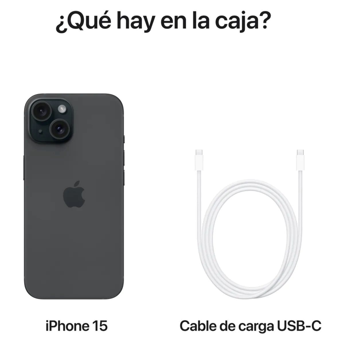 Apple Iphone 15 128Gb Negro