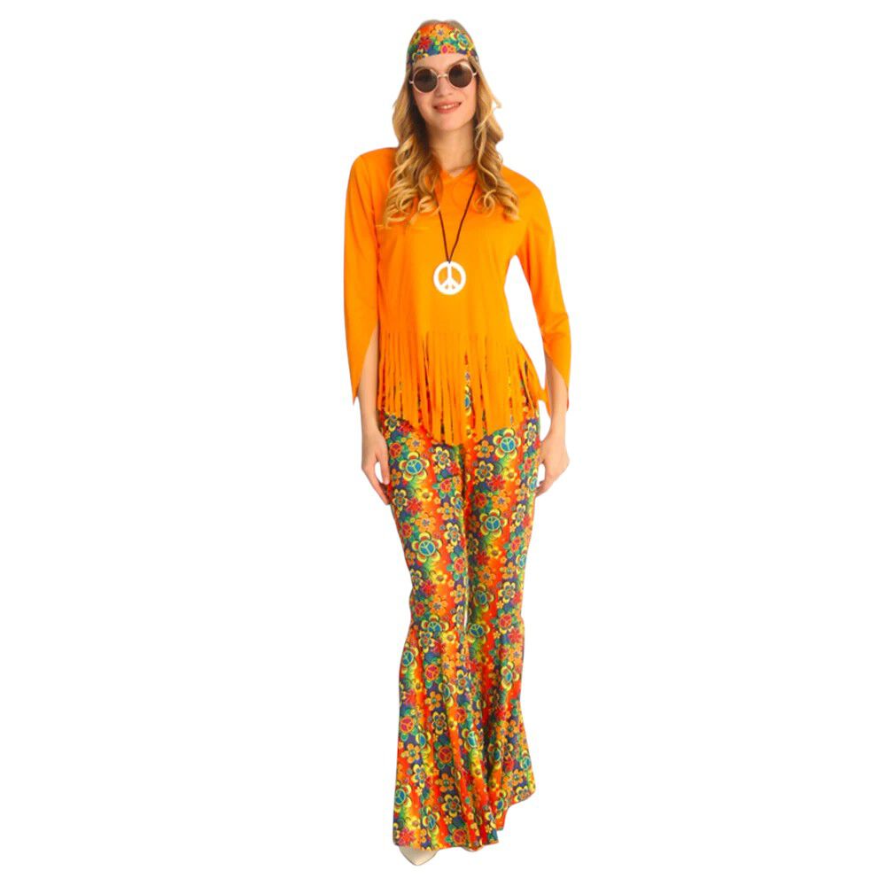 Disfraz Cosplay Hippie Retro Clasico image number 2.0