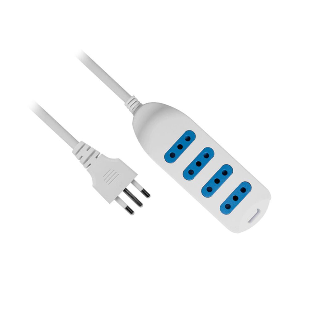 Alargador Extension 4 Entradas 5mts Negro image number 2.0