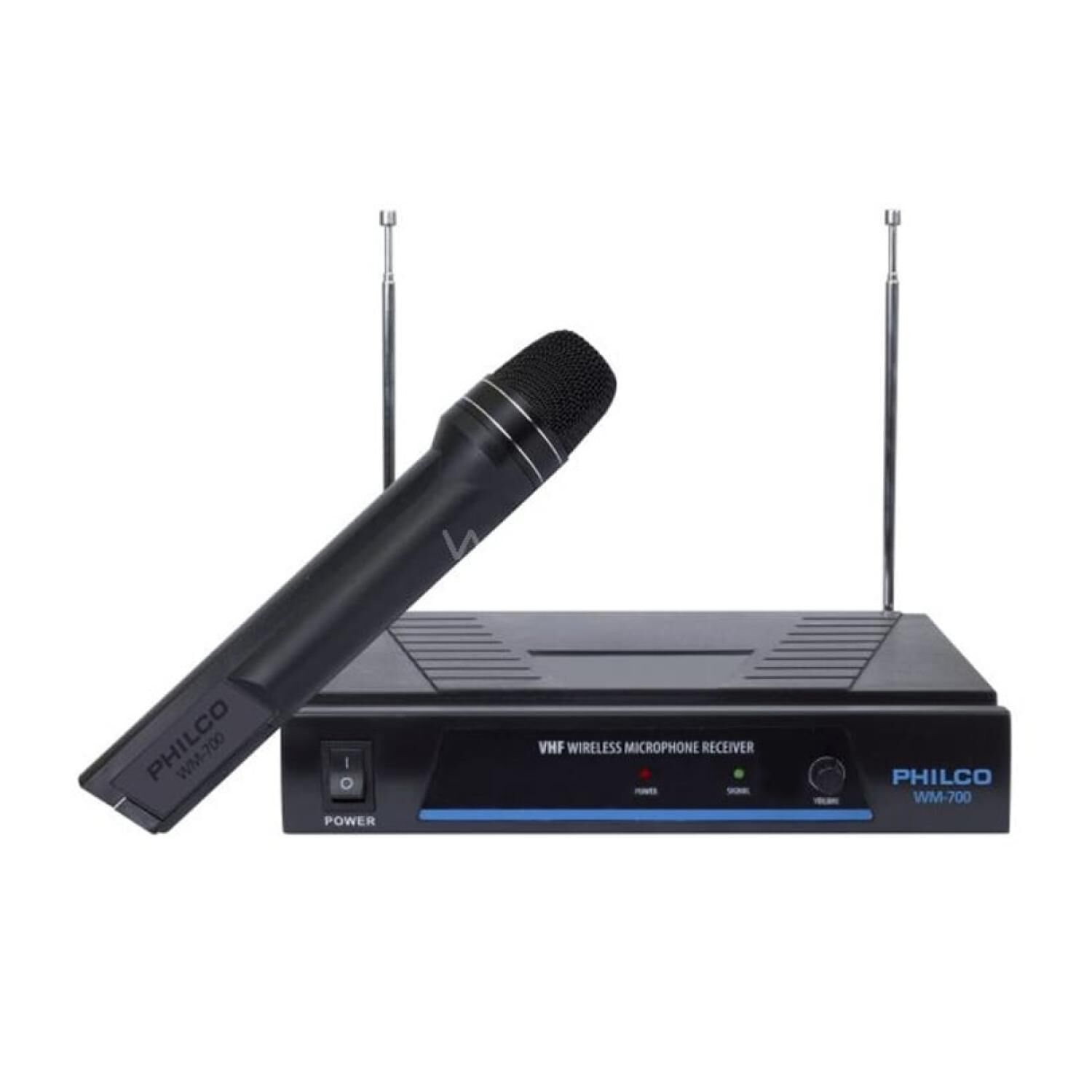 Microfono Inalambrico Vhf Negro Wm700 image number 2.0