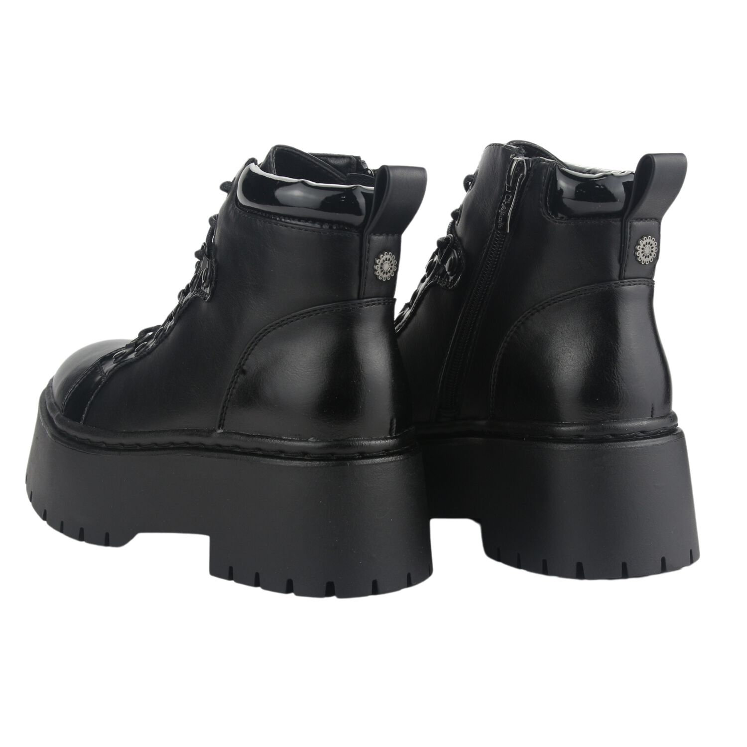 Botin Chalada Mujer Rust-21 Negro Plataforma image number 5.0