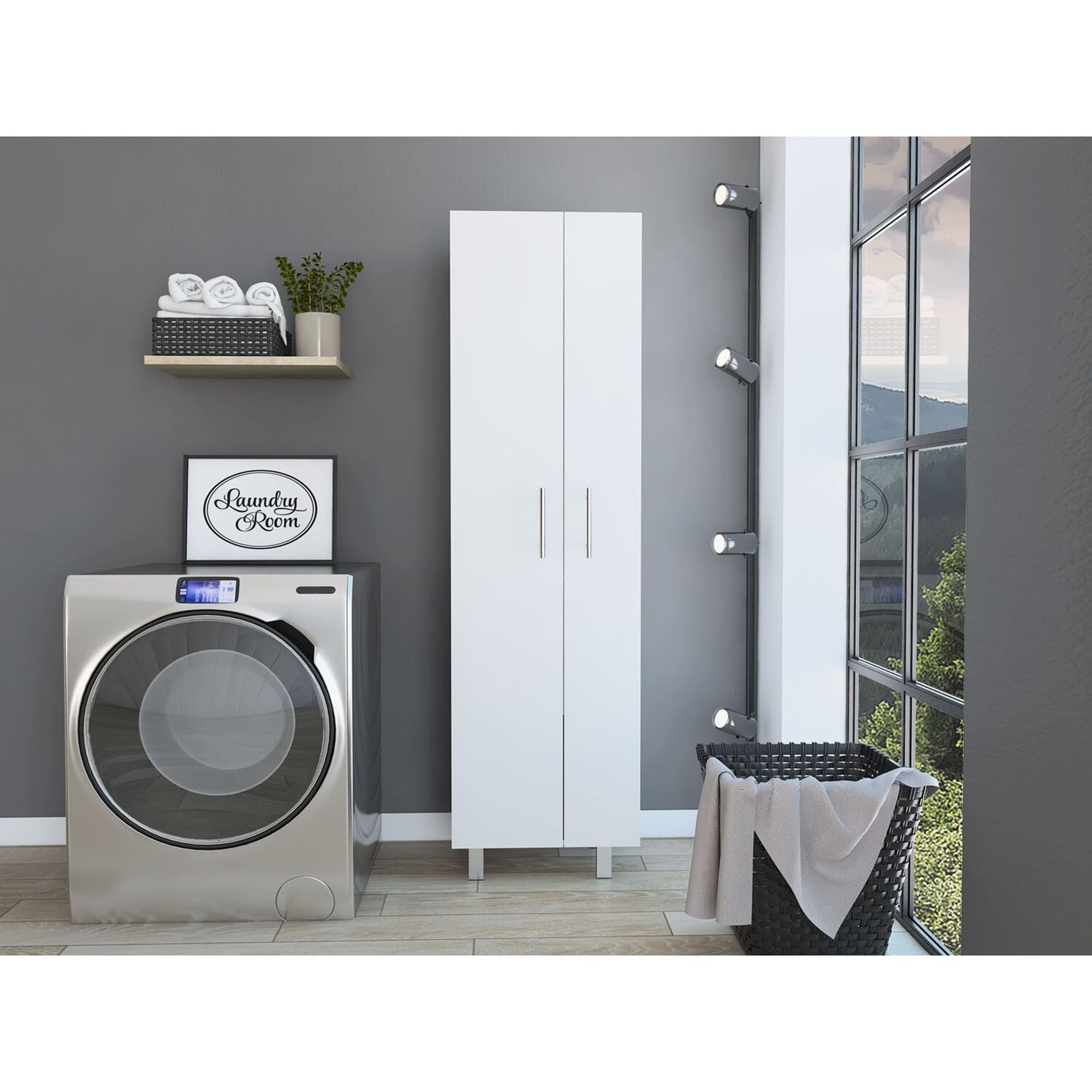 Mueble De Aseo 2 Puertas Fm-016b Blanco image number 7.0