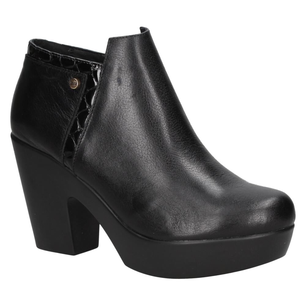 Bot&iacute;n Mujer Bruno Rossi Brmj630 Negro image number 1.0