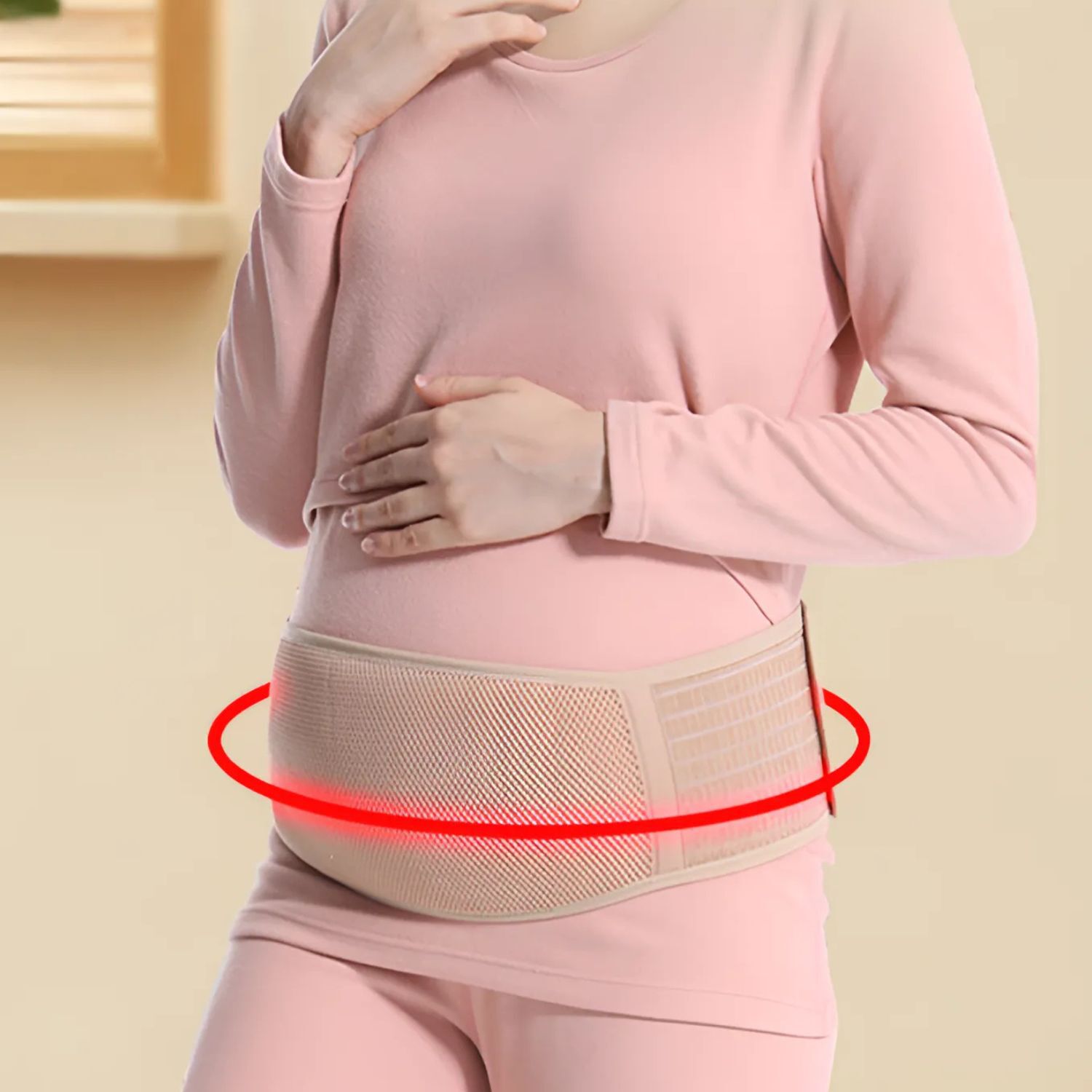 Faja Preparto Cinturon Ajustable Soporte Maternal Embarazo image number 2.0