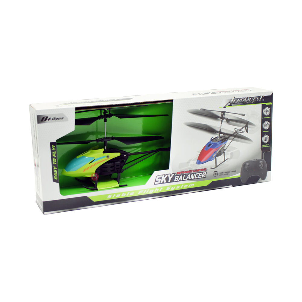 Mini Helic&oacute;ptero A Control Remoto 2 Canales - Ps image number 1.0