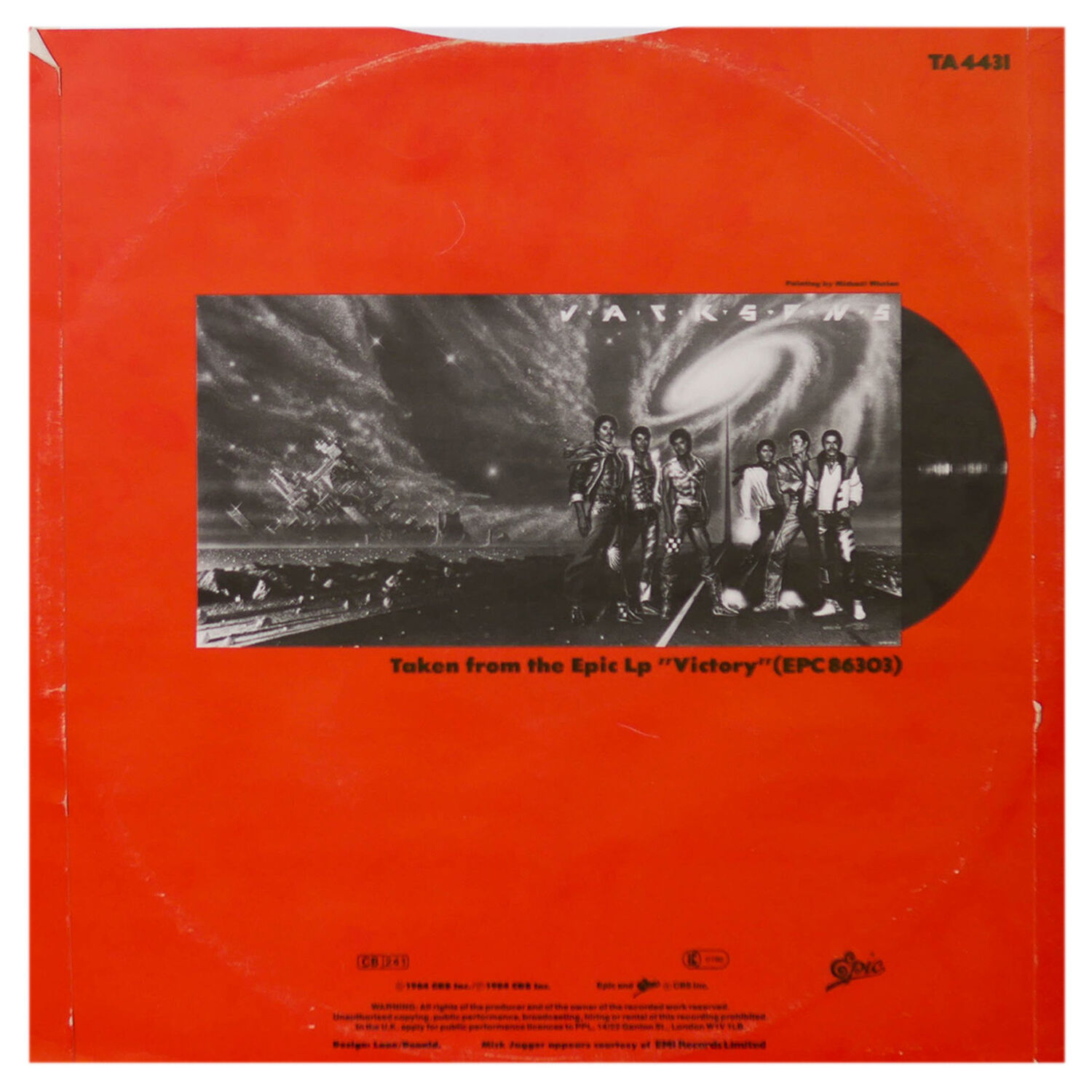 Jacksons - State Of Shock | 12" Maxi Single Usado image number 1.0