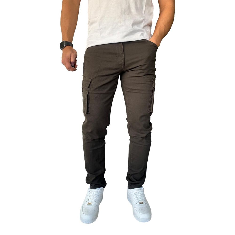 Pantal&oacute;n Cargo Slim Fit Mosaico Tela Elasticada image number 25.0