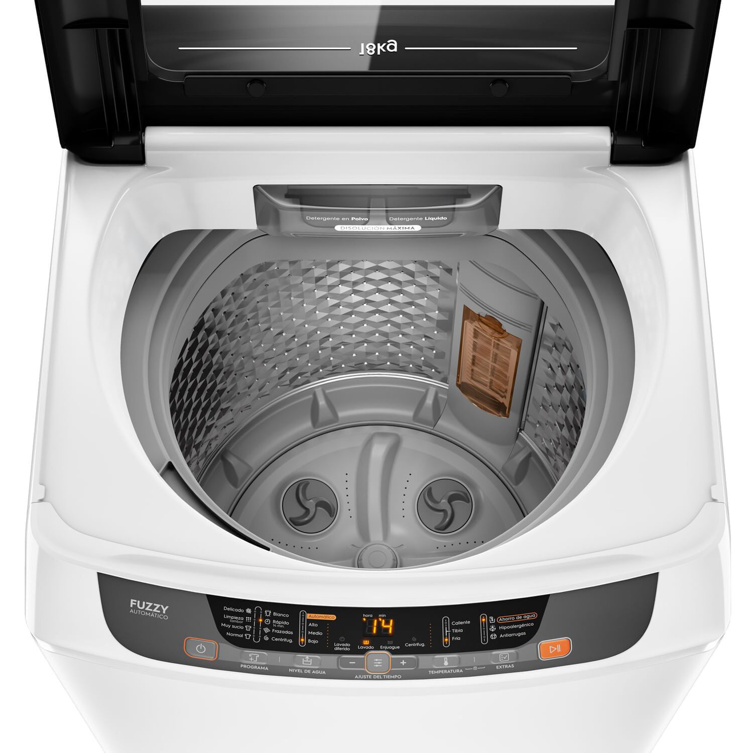 Lavadora Autom&aacute;tica 18kg Disoluci&oacute;n M&aacute;xima 18 Bzg Blanca image number 0.0