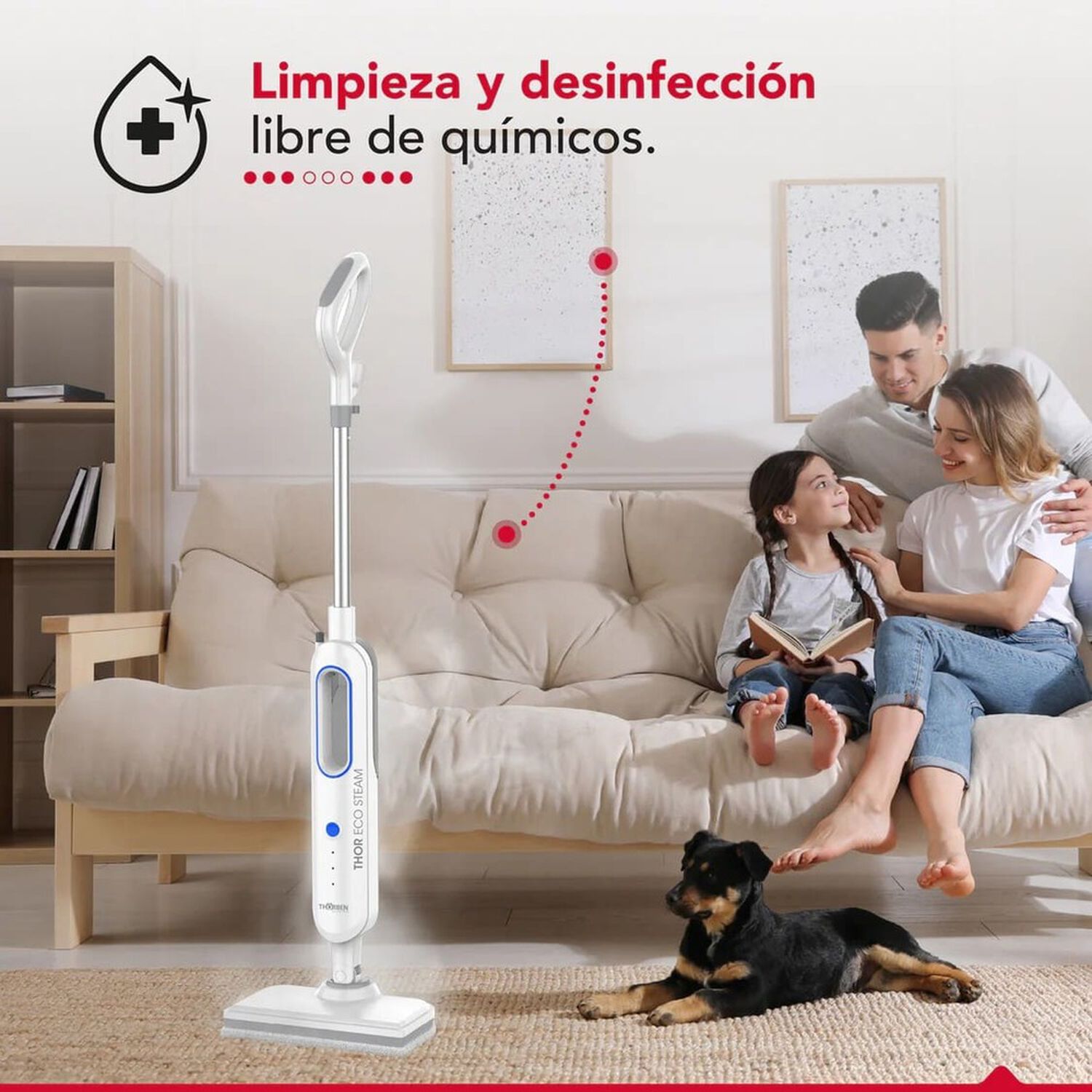Limpiador Y Desinfectante A Vapor Thor Eco Steam image number 6.0
