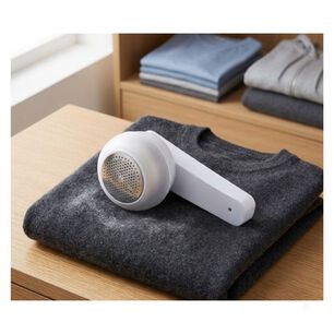 Quita Pelusas Ropa El&eacute;ctrico Recargable Surker Blanco