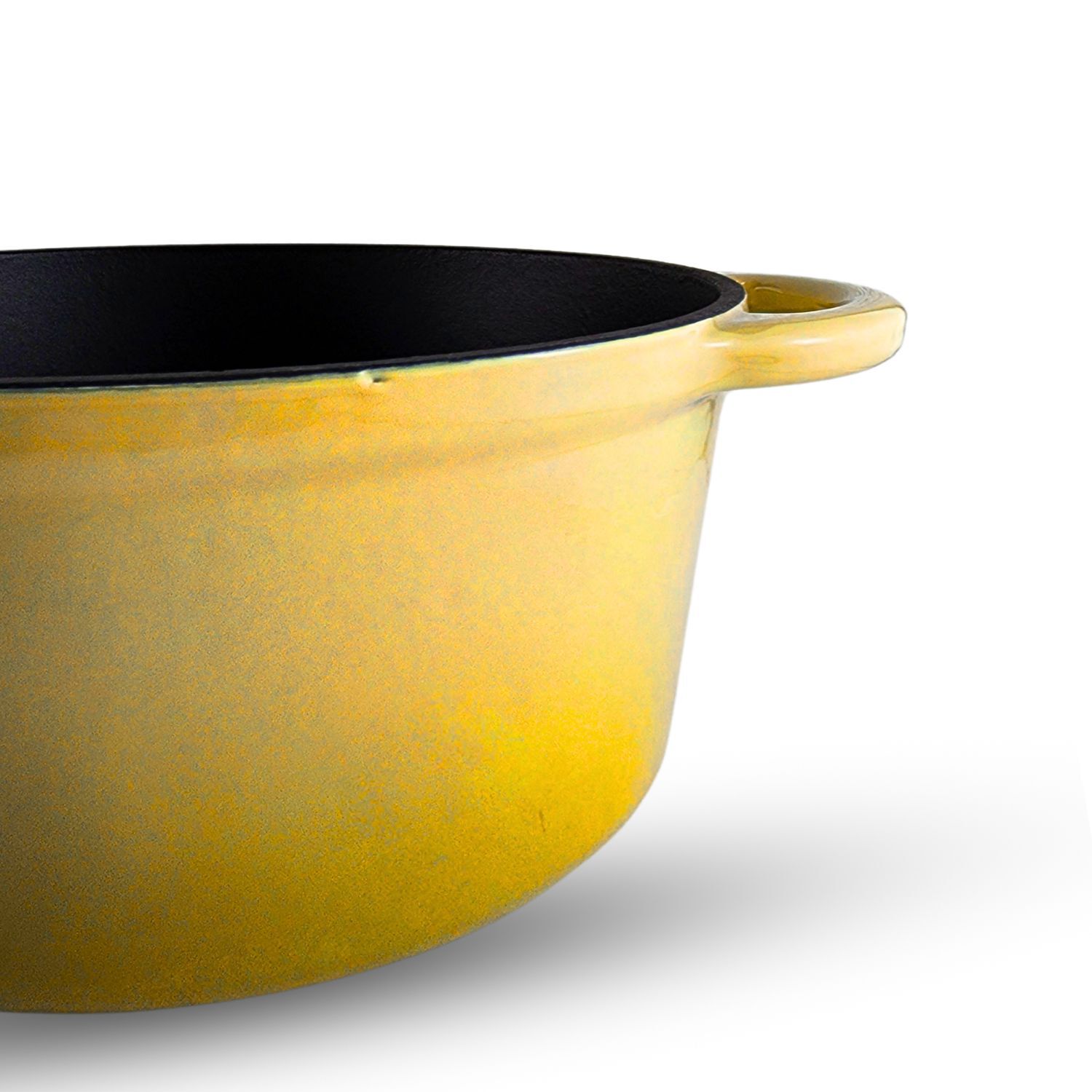 Olla Hierro Fundido 26cm Amarilla Keep Antiadherente Cocina image number 3.0