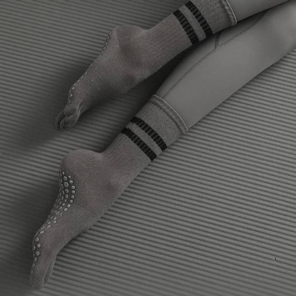 Calcetines T&eacute;rmicos Con Dedos Antideslizantes Yoga Deporte image number 3.0