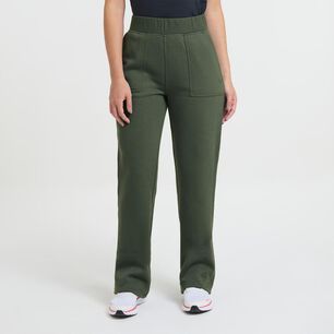 Pantal&oacute;n De Buzo Deportivo Liso Tiro Medio Regular Mujer Wetland